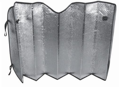 Кликните для увеличения изображения Шторка солнцезащитная (на лобовое стекло) AVS-108F 140x70cm