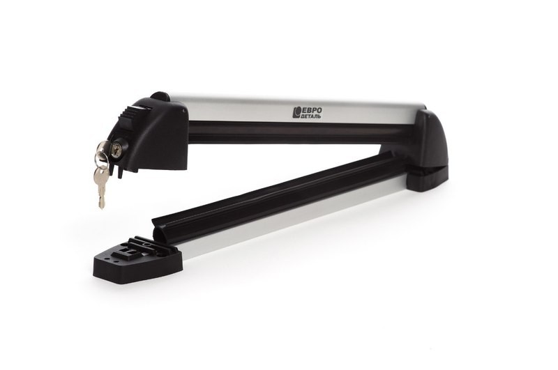 Кликните для увеличения изображения Крепление для перевозки 4-х пар лыж или 2-х сноубордов «Евродеталь», алюминий