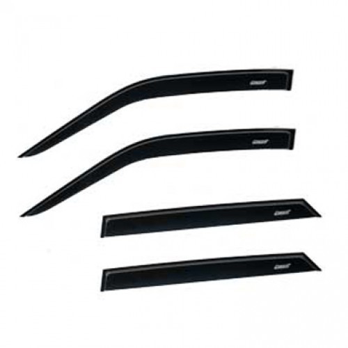 Кликните для увеличения изображения Дефлекторы окон VOIN на ВАЗ 2110, ВАЗ 2112, ВАЗ 2170, ВАЗ 2172 Приора (накладные)