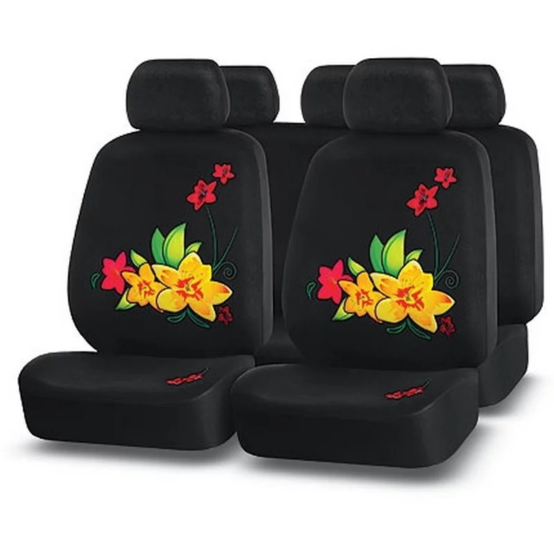 Кликните для увеличения изображения Чехлы универсальные PREMIER «GOLDEN LOTUS» (чёрный)