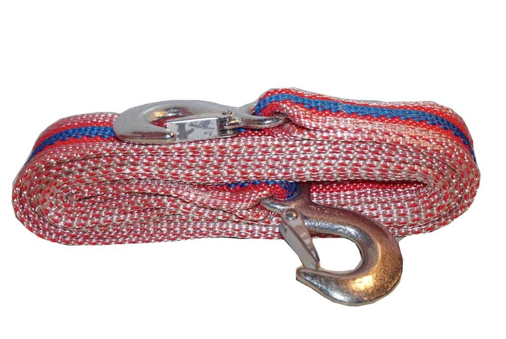 Кликните для увеличения изображения Трос-ремень буксировочный 5т , 2крюка , сумка.