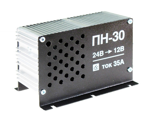 Кликните для увеличения изображения Преобразователь напряжения 24/12V «НПП «ОРИОН СПБ» ПН-30 (35А)