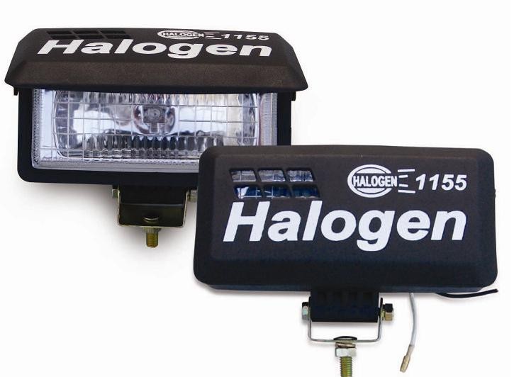 Кликните для увеличения изображения Противотуманные фары галогеновые (H3) PF-1155H (рифленое стекло, с откидной крышкой) белый 2шт