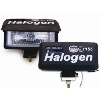 Противотуманные фары галогеновые (H3) PF-1155H (рифленое стекло, с откидной крышкой) белый 2шт