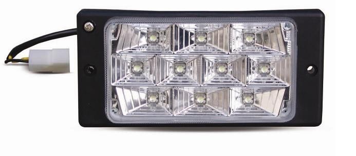 Кликните для увеличения изображения Противотуманные фары светодиодные (10LED) PF-174L (12V 55A H3 LADA 2110-2112) 2шт белый