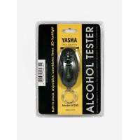 Алкотестер светодиодный YASHA АТ200 c фонарем, часами