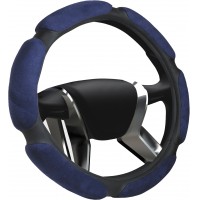 Оплетка на руль AZARD «СПОНЖ» 6 лепестков синий, M