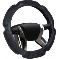Оплетка на руль AZARD «СПОНЖ» 6 лепестков черный, M