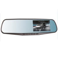 Видеорегистратор автомобильный BOS-MINI зеркало с 2-мя камерами