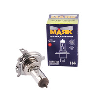 Автолампа галогенная МАЯК H4 12V 90/100W (P43t)