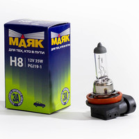 Автолампа галогенная МАЯК H8 12V 35W (PGJ19-1)