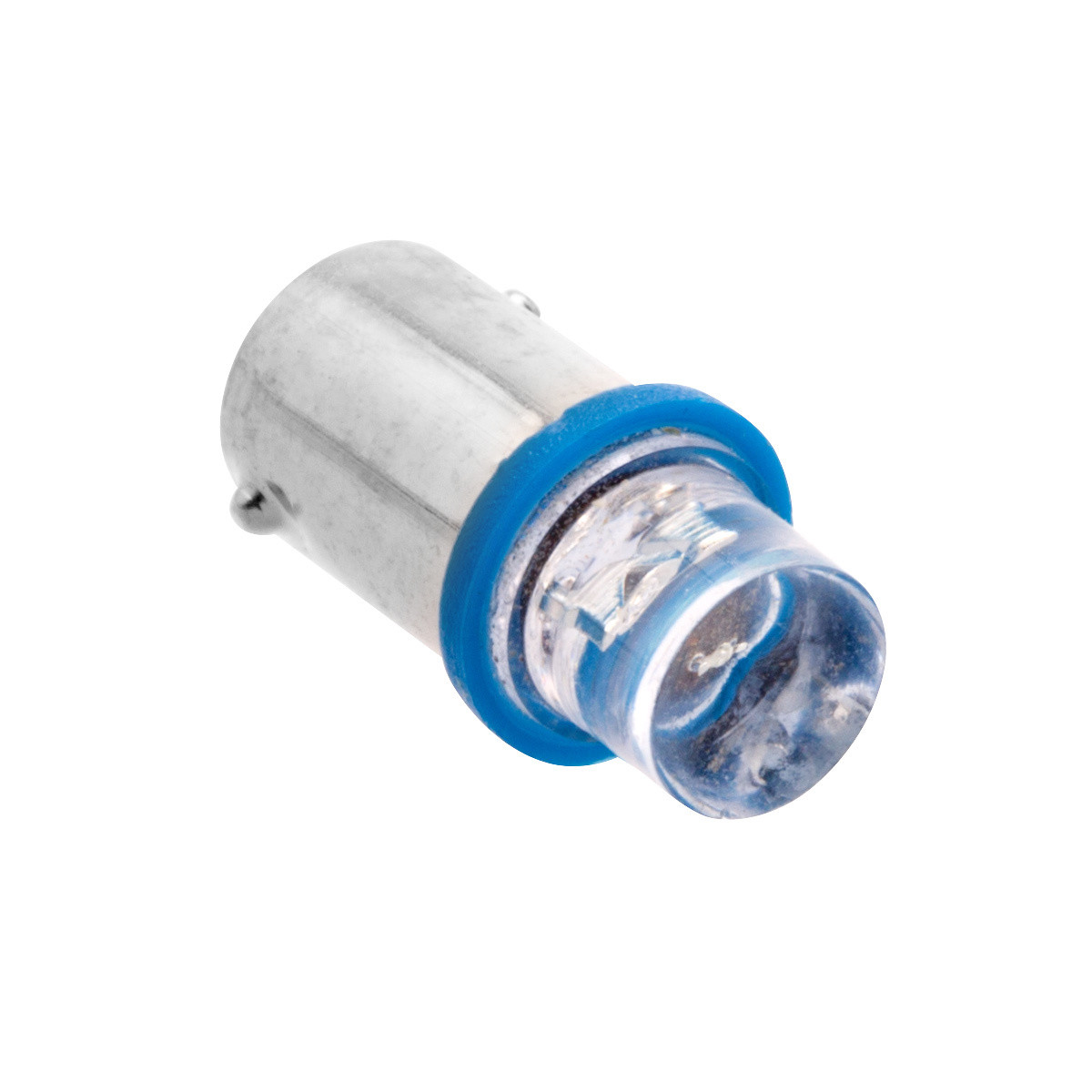 Кликните для увеличения изображения Автолампа светодиодная МАЯК T8 12V CONE BLUE (BA9s)