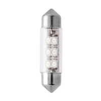 Автолампа светодиодная МАЯК T11 12V (6SMD) BLUE (SV8.5/8) 36/38мм