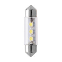 Автолампа светодиодная МАЯК T11 12V (3SMD) WHITE (SV8.5/8) 36/38мм