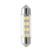Автолампа светодиодная МАЯК T11 12V (8SMD) WHITE (SV8.5/8) 36/38мм