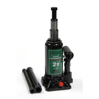 Бутылочный гидравлический домкрат АВТОТОРГ 2 тонны двухплунжерный (180-390мм)