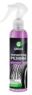 Чернитель резины GRASS «Black rubber», спрей, 250 мл