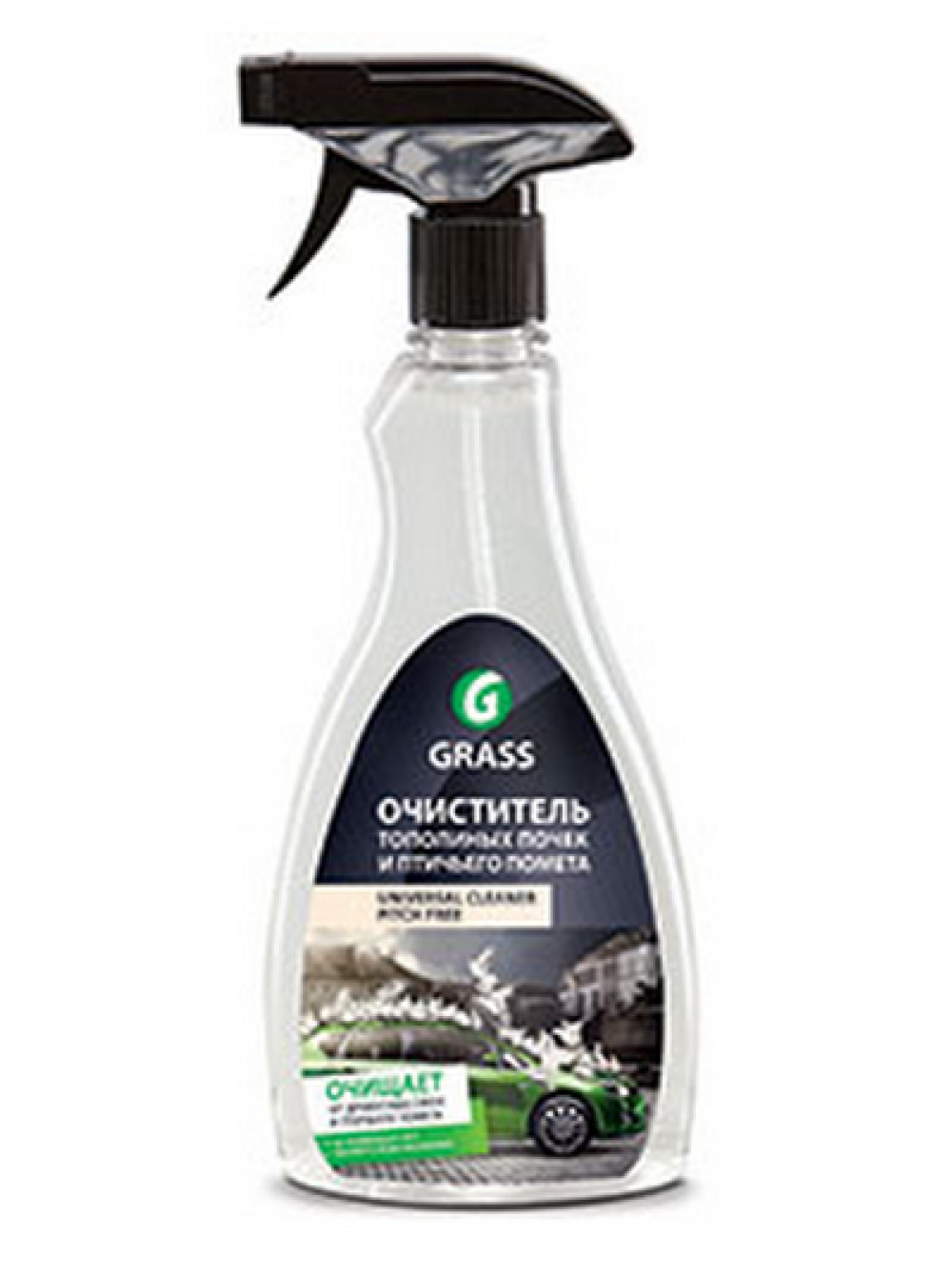 Очиститель тополиных почек и птичьего помета GRASS «Universal Cleaner Pitch Free», спрей, 500 мл