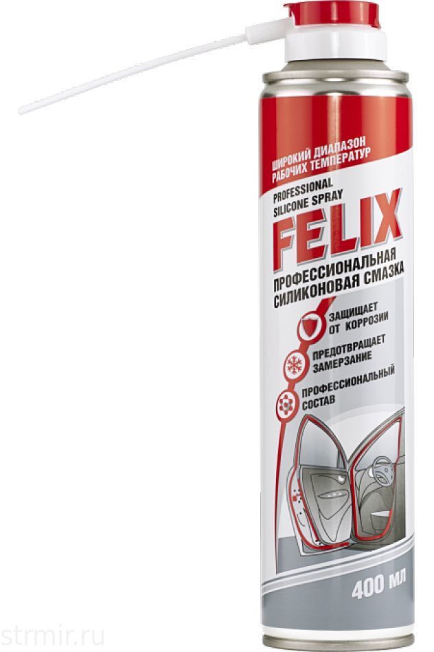 Кликните для увеличения изображения Смазка силиконовая FELIX, аэрозоль, 400 мл