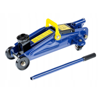 Домкрат гидравлический подкатной ORPHEUS HOLITUNKI, 2 тонны (130-345мм) в кейсе