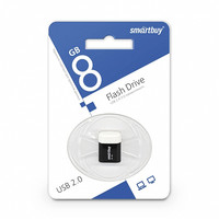 Флеш-накопитель USB 2.0 SmartBuy Lara 8GB Black