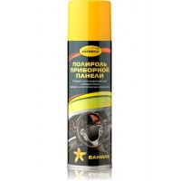 Полироль приборной панели глянцевый Астрохим АС-2331 Ваниль, аэрозоль 335 мл