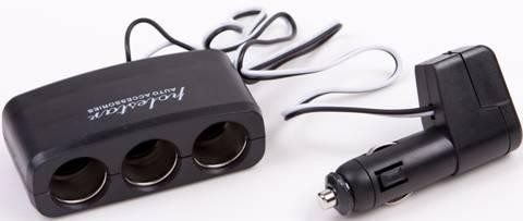 Кликните для увеличения изображения Разветвитель прикуривателя «АВТООПЕРА» (на 3 выхода+USB)