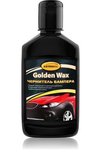 Кликните для увеличения изображения Чернитель бампера Астрохим АС-270, серия «Golden Wax», 250 мл