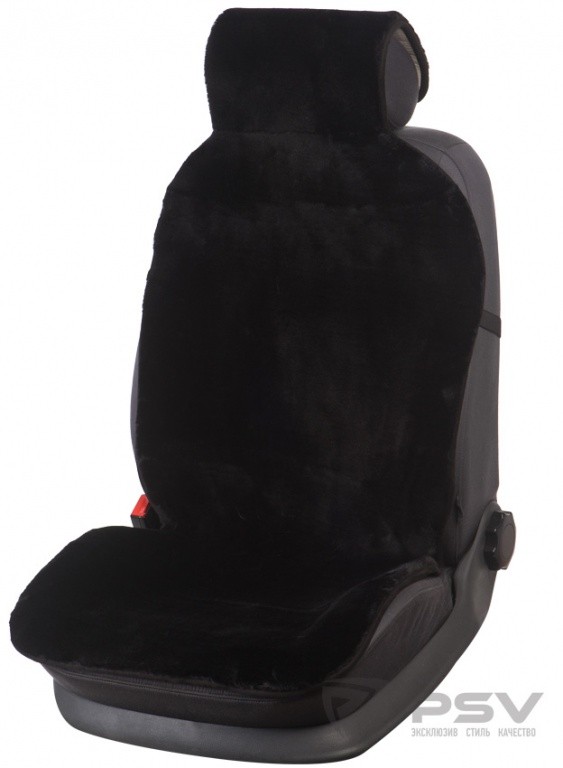 Кликните для увеличения изображения Накидка PSV искусственный мех Mutton (145х55) черный 2шт.