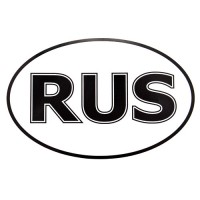 Наклейка RUS