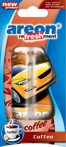 Кликните для увеличения изображения Ароматизатор AREON гелевый LIQUID Refreshment Coffee