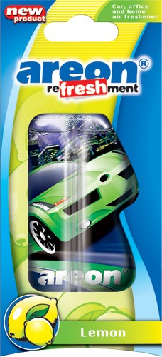 Кликните для увеличения изображения Ароматизатор AREON гелевый LIQUID Refreshment Lemon
