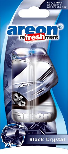Кликните для увеличения изображения Ароматизатор AREON гелевый LIQUID Refreshment Black Crystal