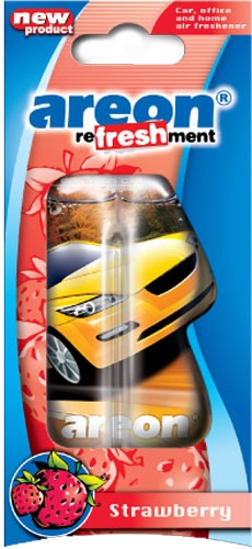 Кликните для увеличения изображения Ароматизатор AREON гелевый LIQUID Refreshment Strawberry