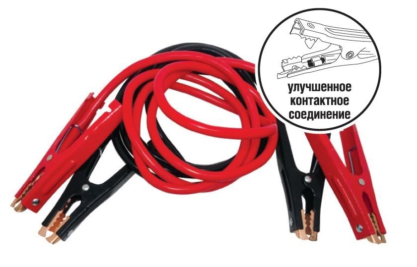 Кликните для увеличения изображения Провода прикуривания AVS Energy Expert BC-500 (500А, 3 м, в сумке)