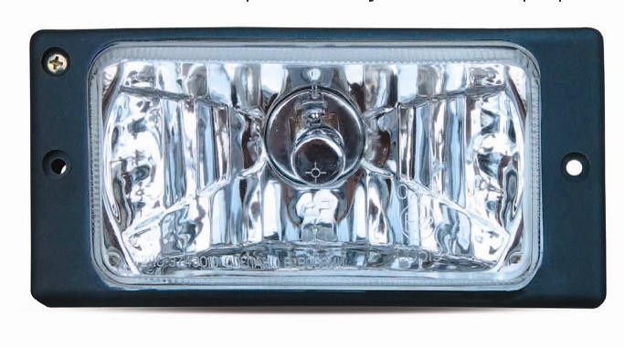 Кликните для увеличения изображения Противотуманные фары галогеновые (H3) PF-174H (гладкое стекло 12V 55A H3 LADA 2110-2112) 2шт белый