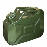 Канистра для бензина МАЯКАВТО металлическая, со стопорным шплинтом, 10л