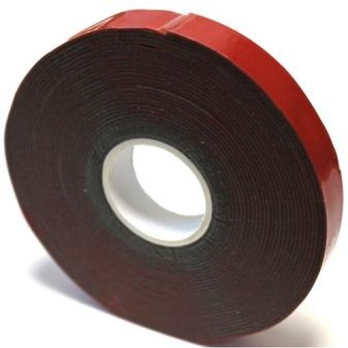 Кликните для увеличения изображения Скотч двухсторонний «3M» красный, 12мм*5м