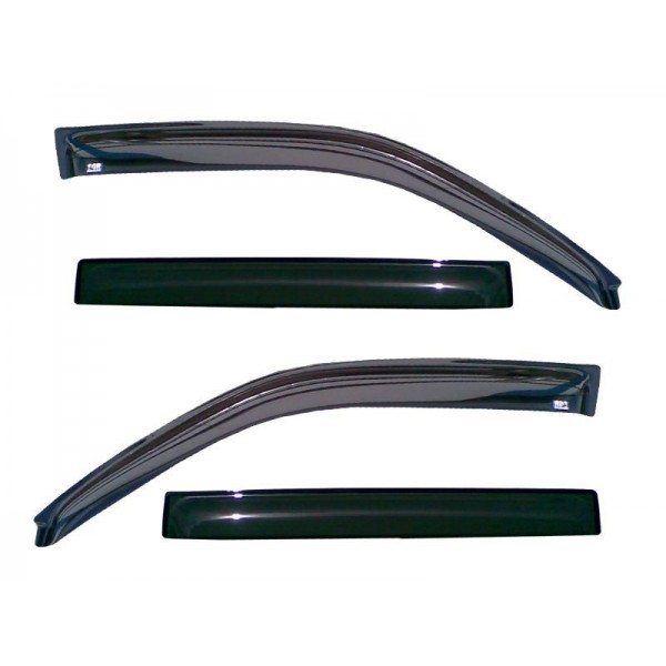 Кликните для увеличения изображения Дефлекторы окон VORON GLASS на DAEWOO NEXIA 1996-2012 (накладные/скотч) (к-т 4шт)