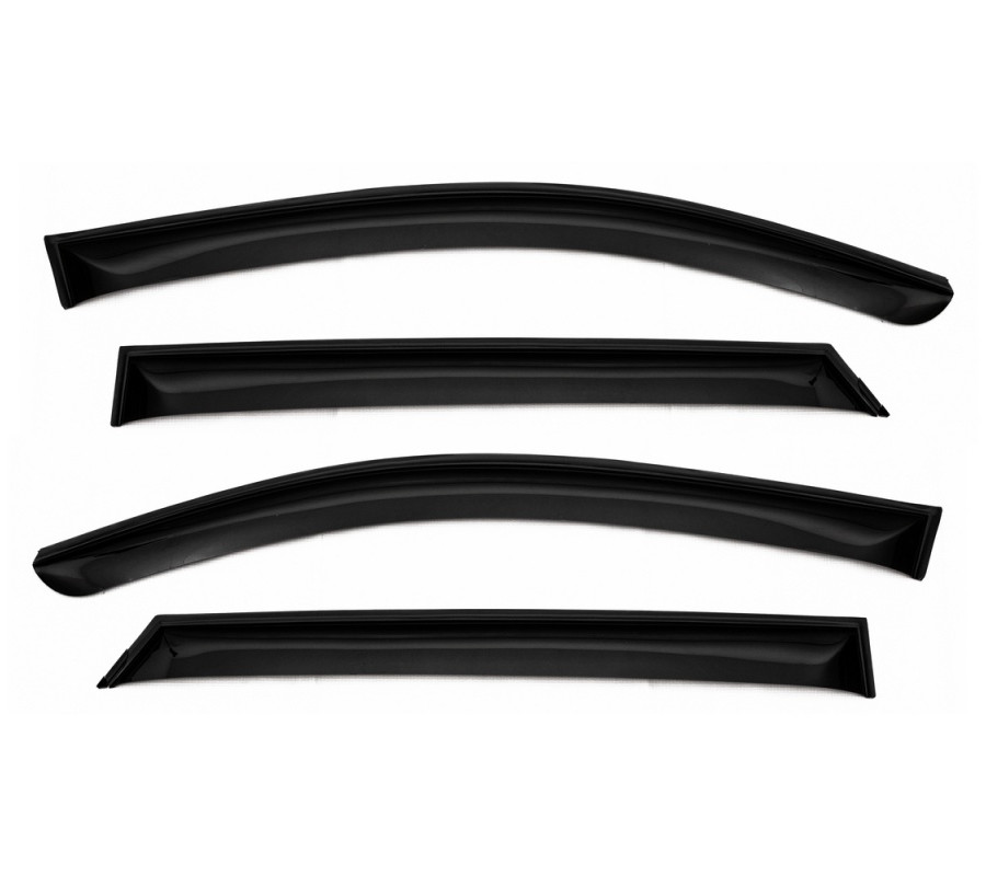 Кликните для увеличения изображения Дефлекторы окон VOIN на на DAEWOO MATIZ 2005 (накладные/скотч) (к-т 4шт)