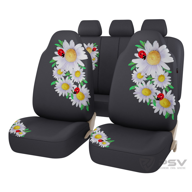 Кликните для увеличения изображения Чехлы универсальные PSV «ROMASHKA» (темно-серый)