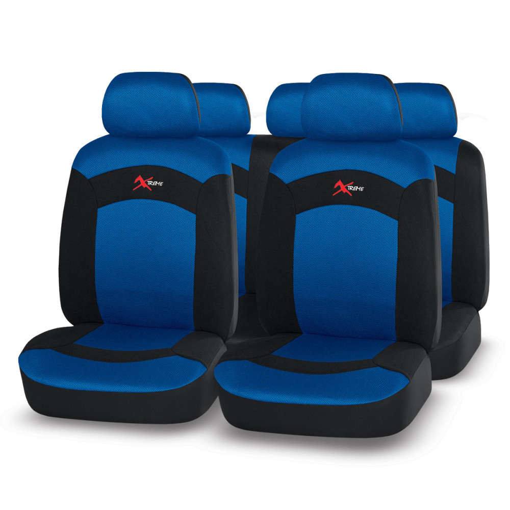 Кликните для увеличения изображения Чехлы универсальные PREMIER «EXTREME» (чёрный/синий)