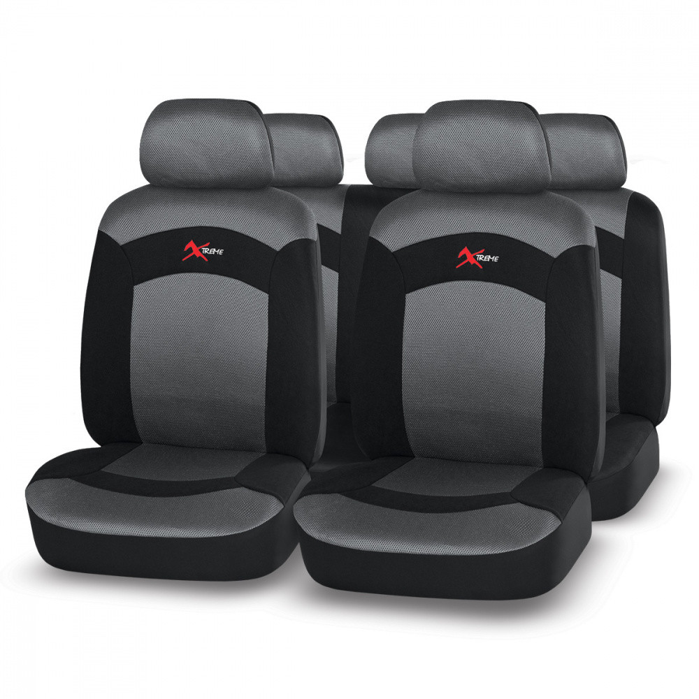 Кликните для увеличения изображения Чехлы универсальные PREMIER «EXTREME» (чёрный/серый)