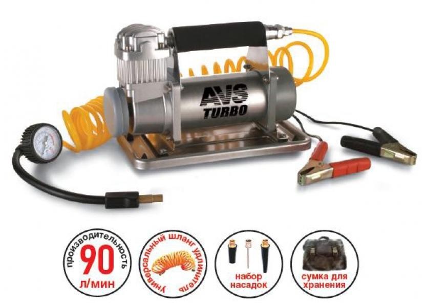 Кликните для увеличения изображения Компрессор автомобильный Turbo AVS KS 900