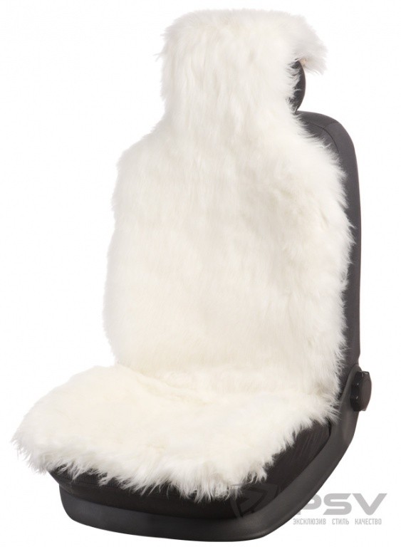 Кликните для увеличения изображения Накидка PSV искусственный мех Extra (145х50) белый 2шт.