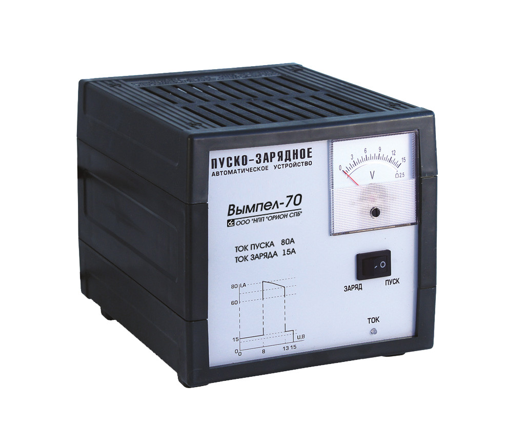 Кликните для увеличения изображения Пуско-зарядное устройство «НПП «ОРИОН СПБ» ВЫМПЕЛ-70