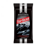 Салфетки влажные TOP GEAR для ухода за интерьером автомобиля (30 шт.)