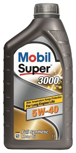 Моторное масло MOBIL Super 3000 X1 5W-40, синтетическое, 1л