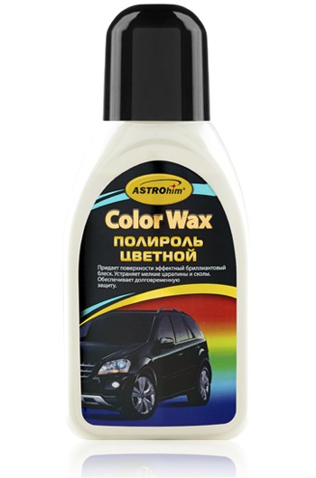 Кликните для увеличения изображения Полироль цветной Астрохим АС-282, серия «Color Wax», белый, 250 мл