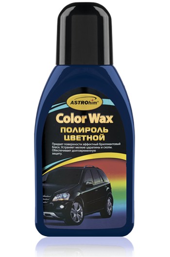 Кликните для увеличения изображения Полироль цветной Астрохим АС-286, серия «Color Wax», синий, 250 мл